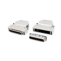 Connector Gwryw SCSI 50 Pin Deng Angle