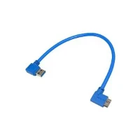 USB 3.0 A Gwryw Gwrywaidd I Micro B Cable Angle Angle