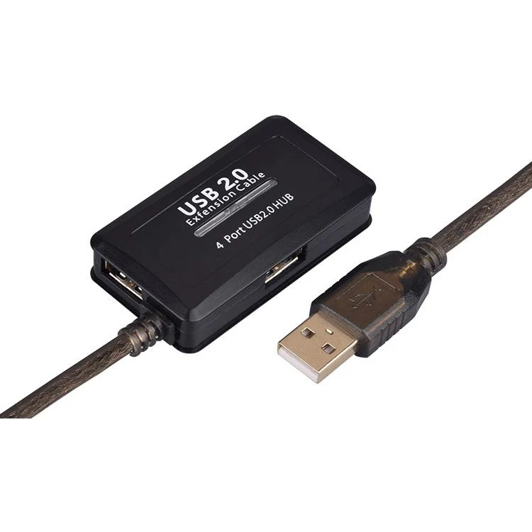 Mesuryddion 5 4 porthladdoedd cebl estyn egnïol both USB â grym